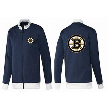 NHL Boston Bruins Zip Jackets Dark Blue-1 NHL Boston Bruins Zip Jackets Dark Blue-1