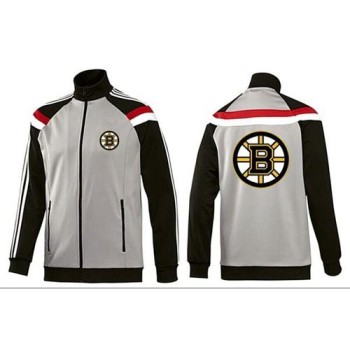 NHL Boston Bruins Zip Jackets Grey NHL Boston Bruins Zip Jackets Grey