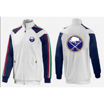 NHL Buffalo Sabres Zip Jackets White-1 NHL Buffalo Sabres Zip Jackets White-1