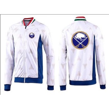 NHL Buffalo Sabres Zip Jackets White-2 NHL Buffalo Sabres Zip Jackets White-2