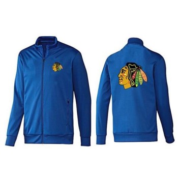 NHL Chicago Blackhawks Zip Jackets Blue-1 NHL Chicago Blackhawks Zip Jackets Blue-1
