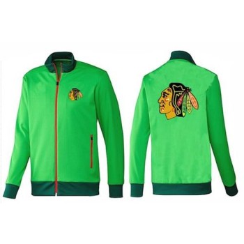 NHL Chicago Blackhawks Zip Jackets Green-1 NHL Chicago Blackhawks Zip Jackets Green-1