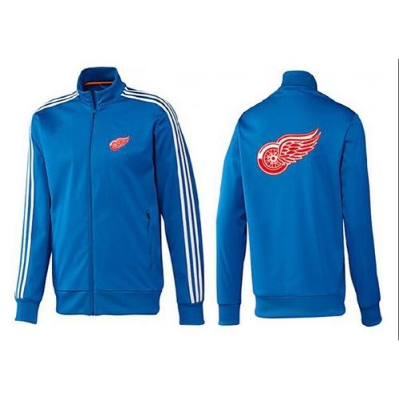 NHL Detroit Red Wings Zip Jackets Blue-2 NHL Detroit Red Wings Zip Jackets Blue-2