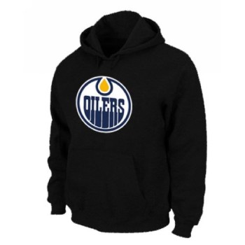 NHL Edmonton Oilers Big & Tall Logo Pullover Hoodie Black NHL Edmonton Oilers Big & Tall Logo Pullover Hoodie Black