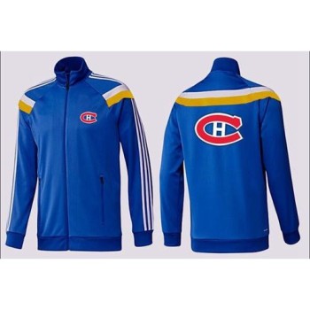 NHL Montreal Canadiens Zip Jackets Blue-3 NHL Montreal Canadiens Zip Jackets Blue-3