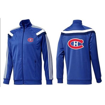 NHL Montreal Canadiens Zip Jackets Blue-4 NHL Montreal Canadiens Zip Jackets Blue-4