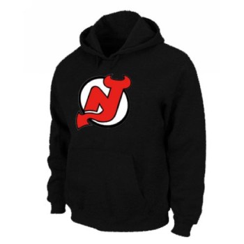 NHL New Jersey Devils Big & Tall Logo Pullover Hoodie Black NHL New Jersey Devils Big & Tall Logo Pullover Hoodie Black