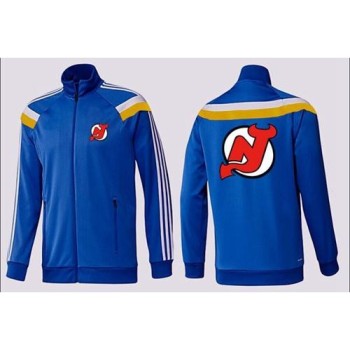 NHL New Jersey Devils Zip Jackets Blue-2 NHL New Jersey Devils Zip Jackets Blue-2