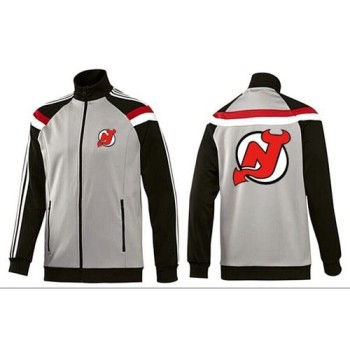 NHL New Jersey Devils Zip Jackets Grey NHL New Jersey Devils Zip Jackets Grey