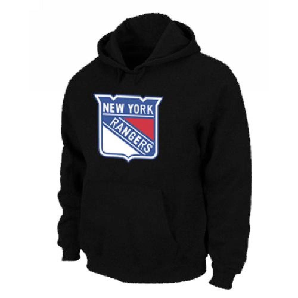 NHL New York Rangers Big & Tall Logo Pullover Hoodie Black