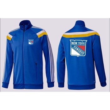 NHL New York Rangers Zip Jackets Blue-4 NHL New York Rangers Zip Jackets Blue-4