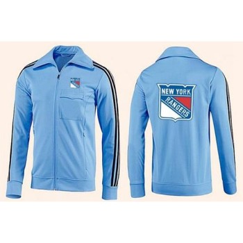 NHL New York Rangers Zip Jackets Light Blue NHL New York Rangers Zip Jackets Light Blue