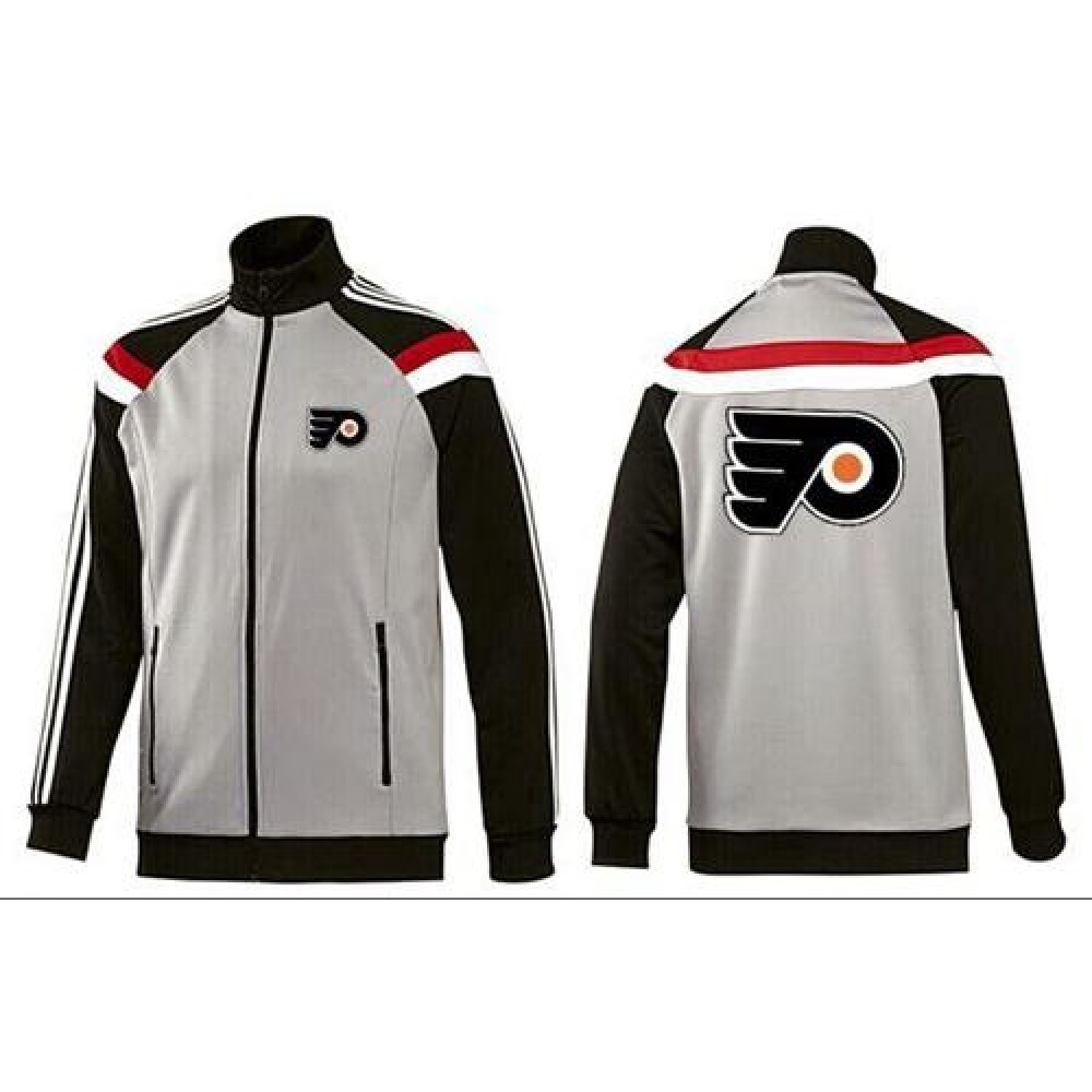 NHL Philadelphia Flyers Zip Jackets Grey