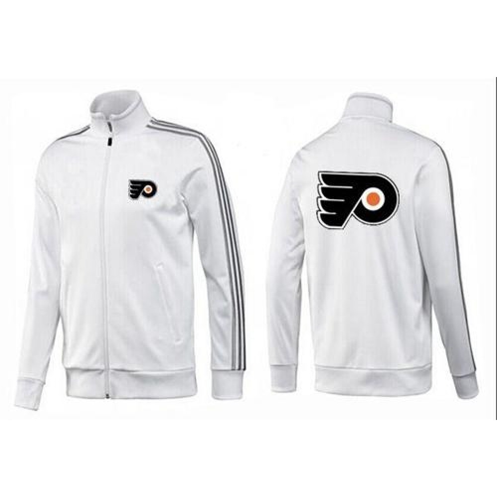 NHL Philadelphia Flyers Zip Jackets White-1