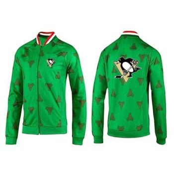 NHL Pittsburgh Penguins Zip Jackets Green-2 NHL Pittsburgh Penguins Zip Jackets Green-2