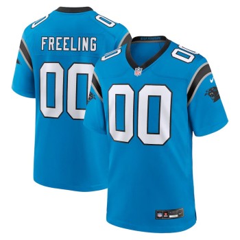 Youth Carolina Panthers Monroe Freeling Blue 2026 NFL Draft Game Jersey