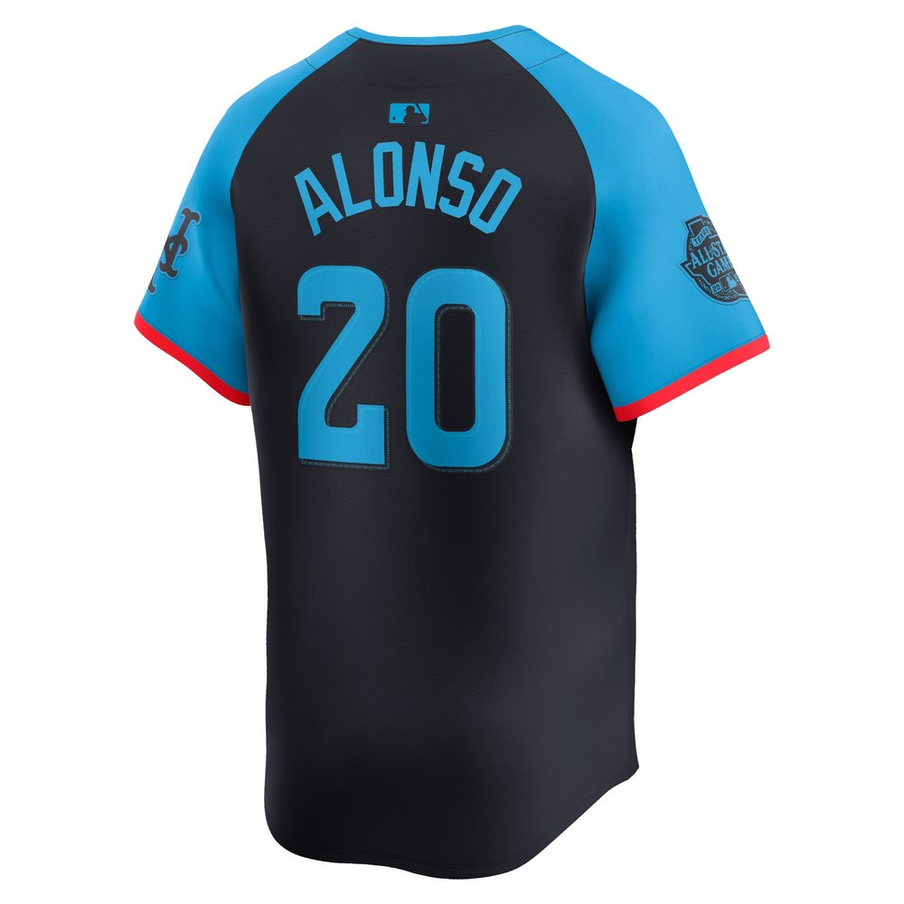 Men's National League Pete Alonso Navy 2024 MLB All-Star Game Limited Player Jersey Men's National League Pete Alonso Navy 2024 MLB All-Star Game Limited Player Jersey