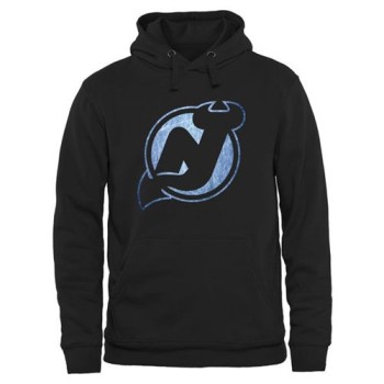 New Jersey Devils Rinkside Pond Hockey Pullover Hoodie Black New Jersey Devils Rinkside Pond Hockey Pullover Hoodie Black