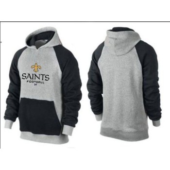 New Orleans Saints Critical Victory Pullover Hoodie Grey & Blue New Orleans Saints Critical Victory Pullover Hoodie Grey & Blue