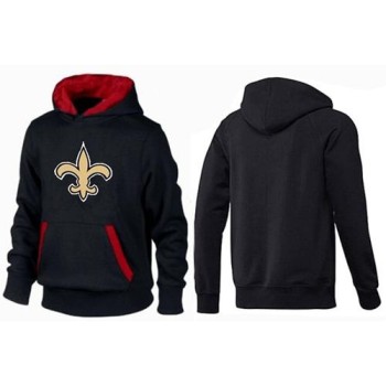 New Orleans Saints Logo Pullover Hoodie Black & Red New Orleans Saints Logo Pullover Hoodie Black & Red