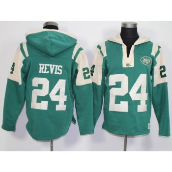 New York Jets #24 Darrelle Revis Green Player Winning Method Pullover NFL Hoodie New York Jets #24 Darrelle Revis Green Player Winning Method Pullover NFL Hoodie