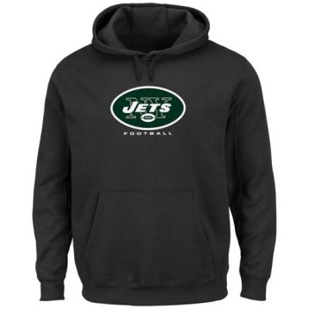 New York Jets Critical Victory Pullover Hoodie Black New York Jets Critical Victory Pullover Hoodie Black