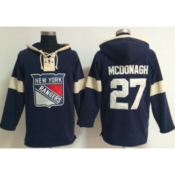 New York Rangers #27 Ryan McDonagh Navy Blue Pullover NHL Hoodie New York Rangers #27 Ryan McDonagh Navy Blue Pullover NHL Hoodie