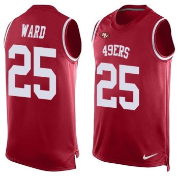 49ers #25 Jimmie Ward Red Team Color Men's Stitched NFL Limited Tank Top Jersey 49ers #25 Jimmie Ward Red Team Color Men's Stitched NFL Limited Tank Top Jersey