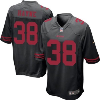 49ers #38 Jarryd Hayne Black Alternate Youth Stitched NFL Elite Jersey 49ers #38 Jarryd Hayne Black Alternate Youth Stitched NFL Elite Jersey