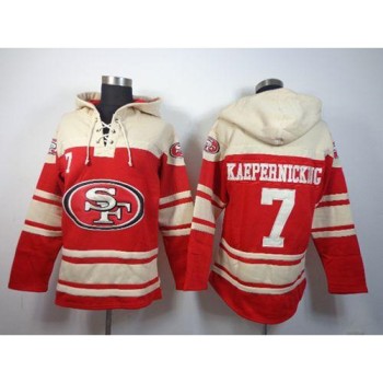 49ers #7 Colin Kaepernick Red Sawyer Hoodie Sweatshirt NFL Hoodie 49ers #7 Colin Kaepernick Red Sawyer Hoodie Sweatshirt NFL Hoodie