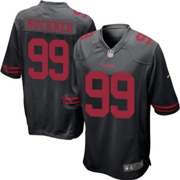 49ers #99 DeForest Buckner Black Alternate Youth Stitched NFL Elite Jersey 49ers #99 DeForest Buckner Black Alternate Youth Stitched NFL Elite Jersey