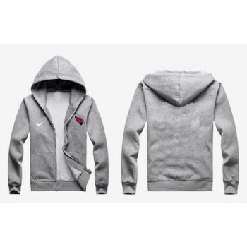 Arizona Cardinals Authentic Logo Hoodie Grey Arizona Cardinals Authentic Logo Hoodie Grey