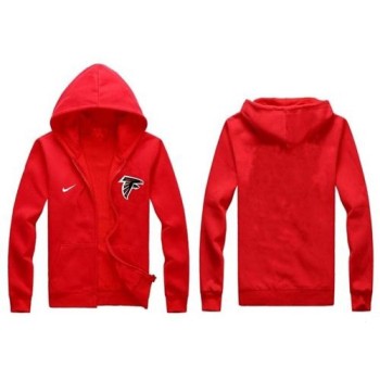 Atlanta Falcons Authentic Logo Hoodie Red Atlanta Falcons Authentic Logo Hoodie Red