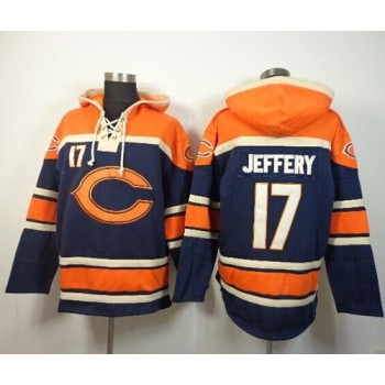 Bears #17 Alshon Jeffery Navy Blue Sawyer Hoodie Sweatshirt NFL Hoodie Bears #17 Alshon Jeffery Navy Blue Sawyer Hoodie Sweatshirt NFL Hoodie