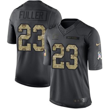 Bears #23 Kyle Fuller Black Men's Stitched NFL Limited 2016 Salute to Service Jersey Bears #23 Kyle Fuller Black Men's Stitched NFL Limited 2016 Salute to Service Jersey