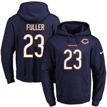 Bears #23 Kyle Fuller Navy Blue Name & Number Pullover NFL Hoodie Bears #23 Kyle Fuller Navy Blue Name & Number Pullover NFL Hoodie