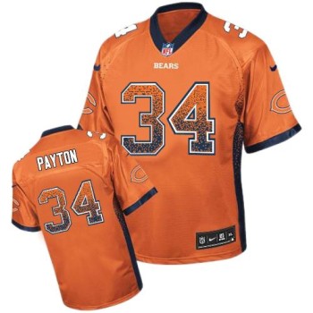 Bears #34 Walter Payton Orange Alternate Youth Stitched NFL Elite Drift Fashion Jersey Bears #34 Walter Payton Orange Alternate Youth Stitched NFL Elite Drift Fashion Jersey