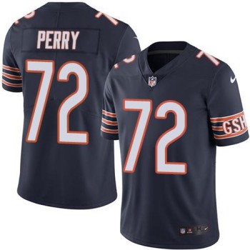 Bears #72 William Perry Navy Blue Men's Stitched NFL Limited Rush Jersey Bears #72 William Perry Navy Blue Men's Stitched NFL Limited Rush Jersey
