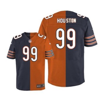 Bears #99 Lamarr Houston Navy Blue/Orange Men's Stitched NFL Elite Split Jersey Bears #99 Lamarr Houston Navy Blue/Orange Men's Stitched NFL Elite Split Jersey