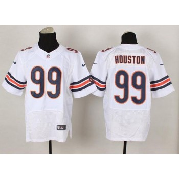 Bears #99 Lamarr Houston White Men's Stitched NFL Elite Jersey Bears #99 Lamarr Houston White Men's Stitched NFL Elite Jersey