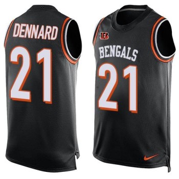 Bengals #21 Darqueze Dennard Black Team Color Men's Stitched NFL Limited Tank Top Jersey Bengals #21 Darqueze Dennard Black Team Color Men's Stitched NFL Limited Tank Top Jersey