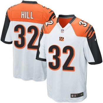 Bengals #32 Jeremy Hill White Youth Stitched NFL Elite Jersey Bengals #32 Jeremy Hill White Youth Stitched NFL Elite Jersey