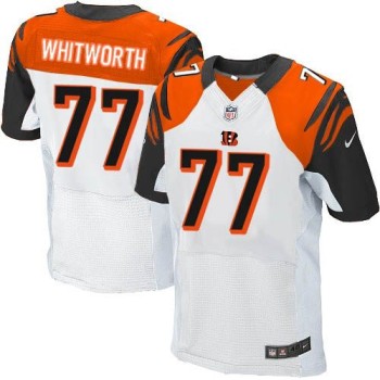 Bengals #77 Andrew Whitworth White Men's Stitched NFL Elite Jersey Bengals #77 Andrew Whitworth White Men's Stitched NFL Elite Jersey