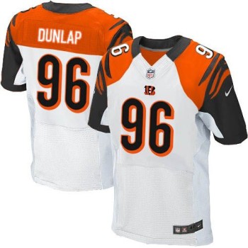 Bengals #96 Carlos Dunlap White Men's Stitched NFL Elite Jersey Bengals #96 Carlos Dunlap White Men's Stitched NFL Elite Jersey