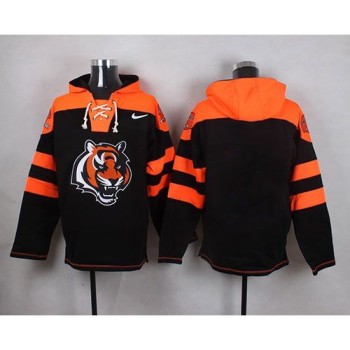 Bengals Blank Black Player Pullover NFL Hoodie Bengals Blank Black Player Pullover NFL Hoodie