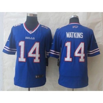 Bills #14 Sammy Watkins Royal Blue Team Color Men's Stitched NFL New Limited Jersey Bills #14 Sammy Watkins Royal Blue Team Color Men's Stitched NFL New Limited Jersey
