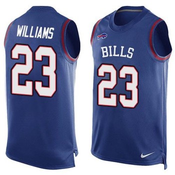 Bills #23 Aaron Williams Royal Blue Team Color Men's Stitched NFL Limited Tank Top Jersey Bills #23 Aaron Williams Royal Blue Team Color Men's Stitched NFL Limited Tank Top Jersey