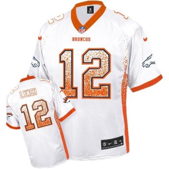 Broncos #12 Paxton Lynch White Youth Stitched NFL Elite Drift Fashion Jersey Broncos #12 Paxton Lynch White Youth Stitched NFL Elite Drift Fashion Jersey