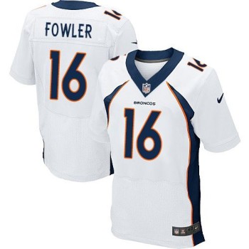 Broncos #16 Bennie Fowler White Men's Stitched NFL New Elite Jersey Broncos #16 Bennie Fowler White Men's Stitched NFL New Elite Jersey