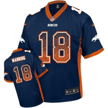 Broncos #18 Peyton Manning Blue Alternate Youth Stitched NFL Elite Drift Fashion Jersey Broncos #18 Peyton Manning Blue Alternate Youth Stitched NFL Elite Drift Fashion Jersey